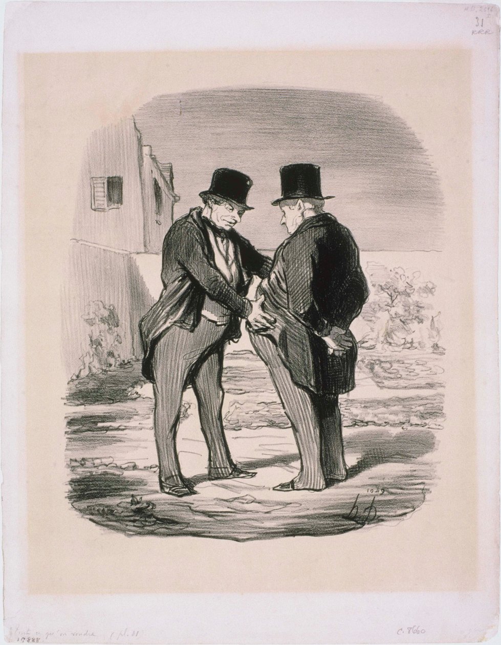 Qualquer coisa que quisermos - Então roubamos o balão do Sr. Green de Honoré Daumier