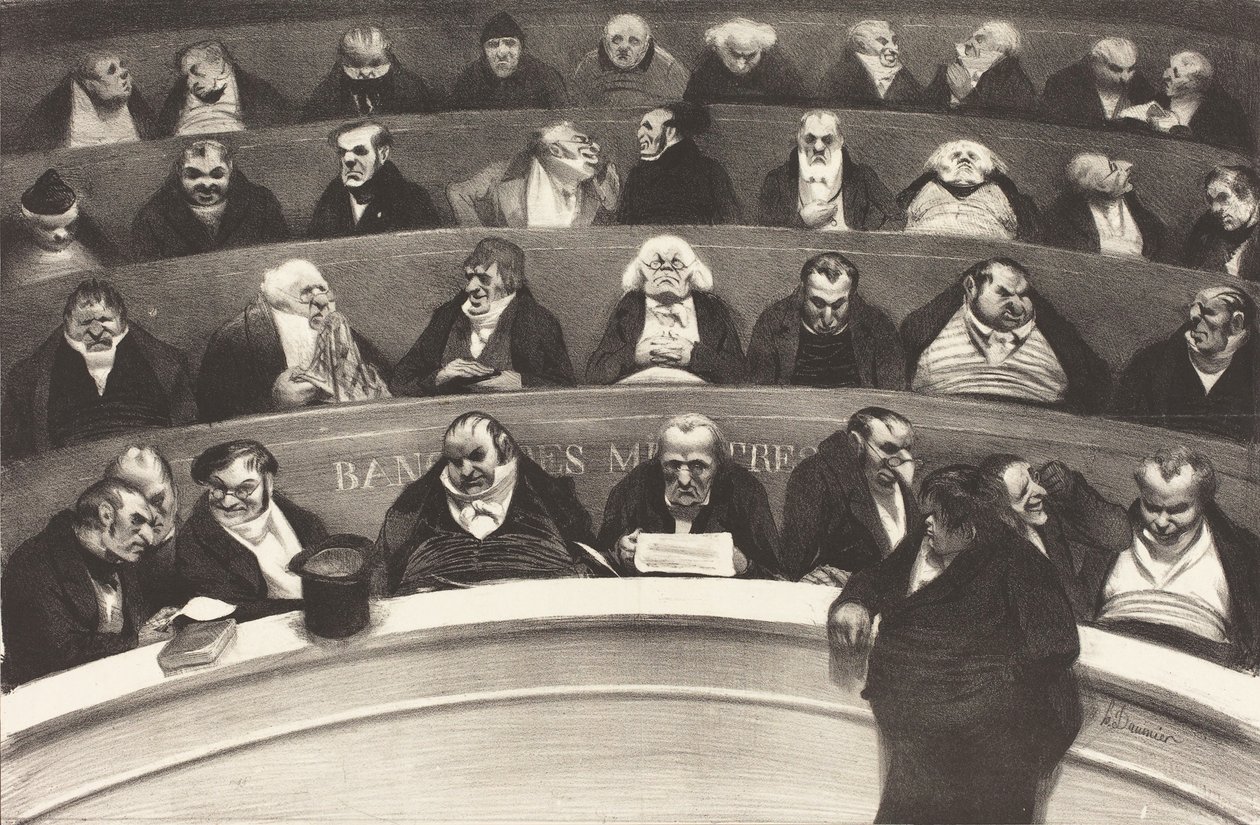 A Barriga Legislativa de Honoré Daumier Victorin