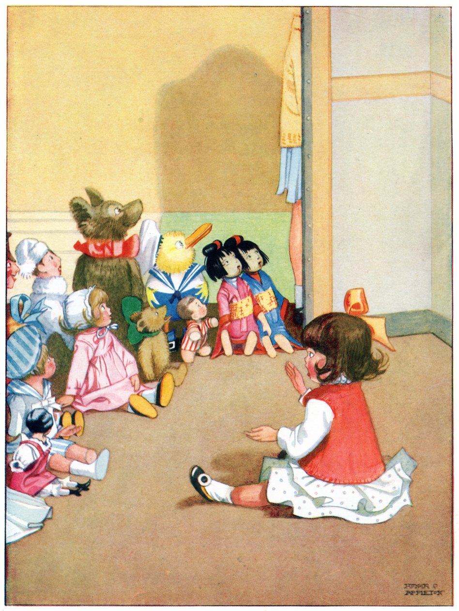 Dorothy conta às Crianças uma história, ilustração de 