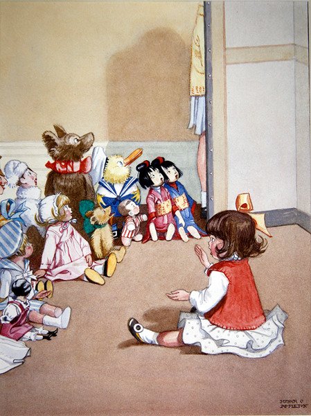 Dorothy conta uma história às crianças de Honor Charlotte Appleton