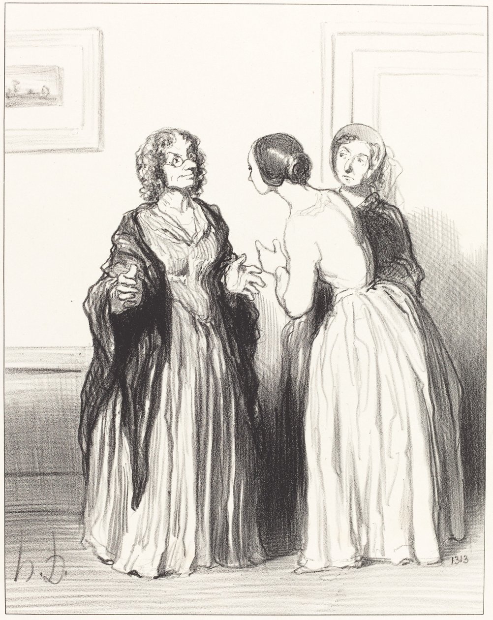 (1º Fundo Azul) - Vamos aproveitar... de Honoré Daumier