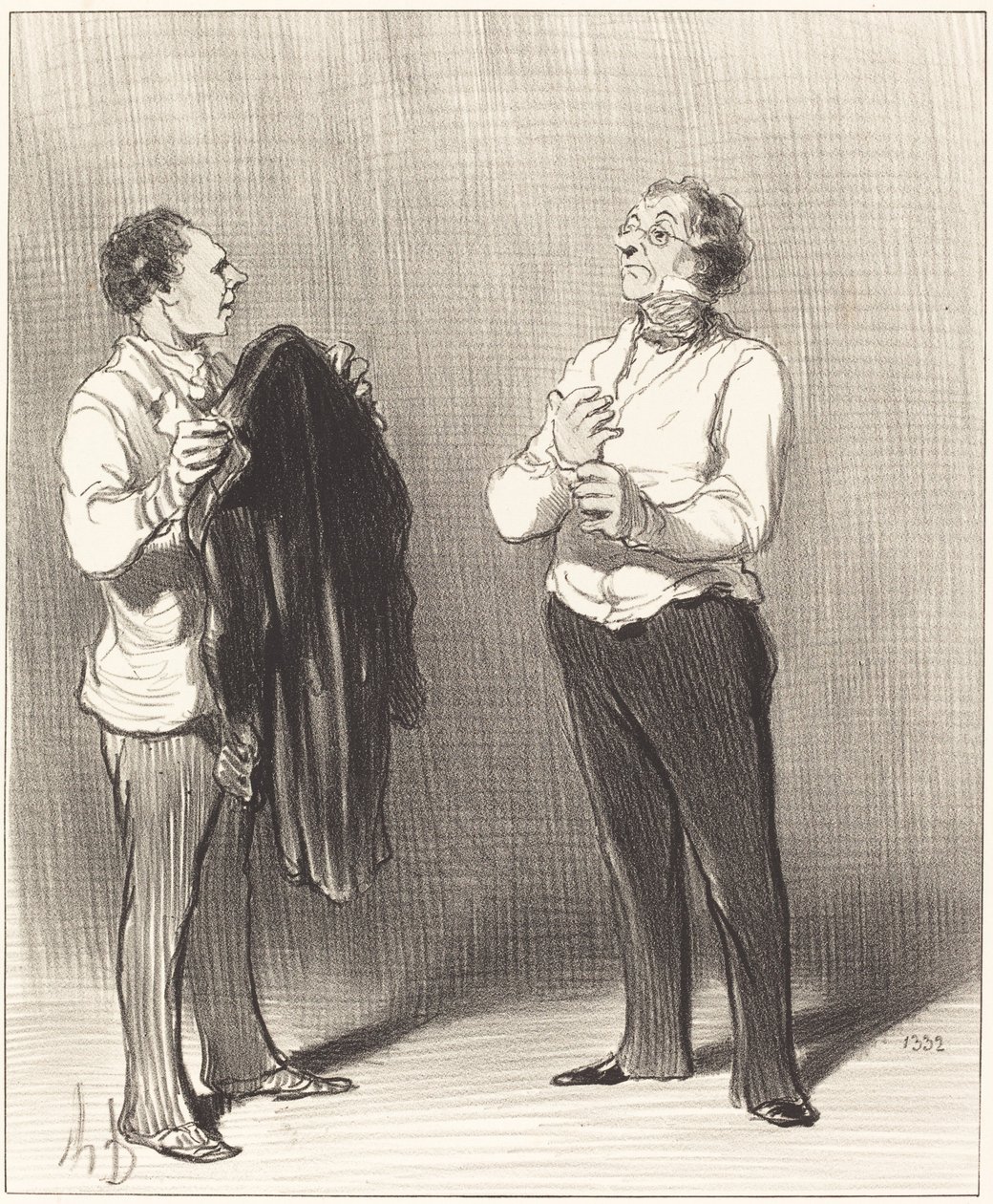 (O Servo) - Monsieur faria bem... de Honoré Daumier