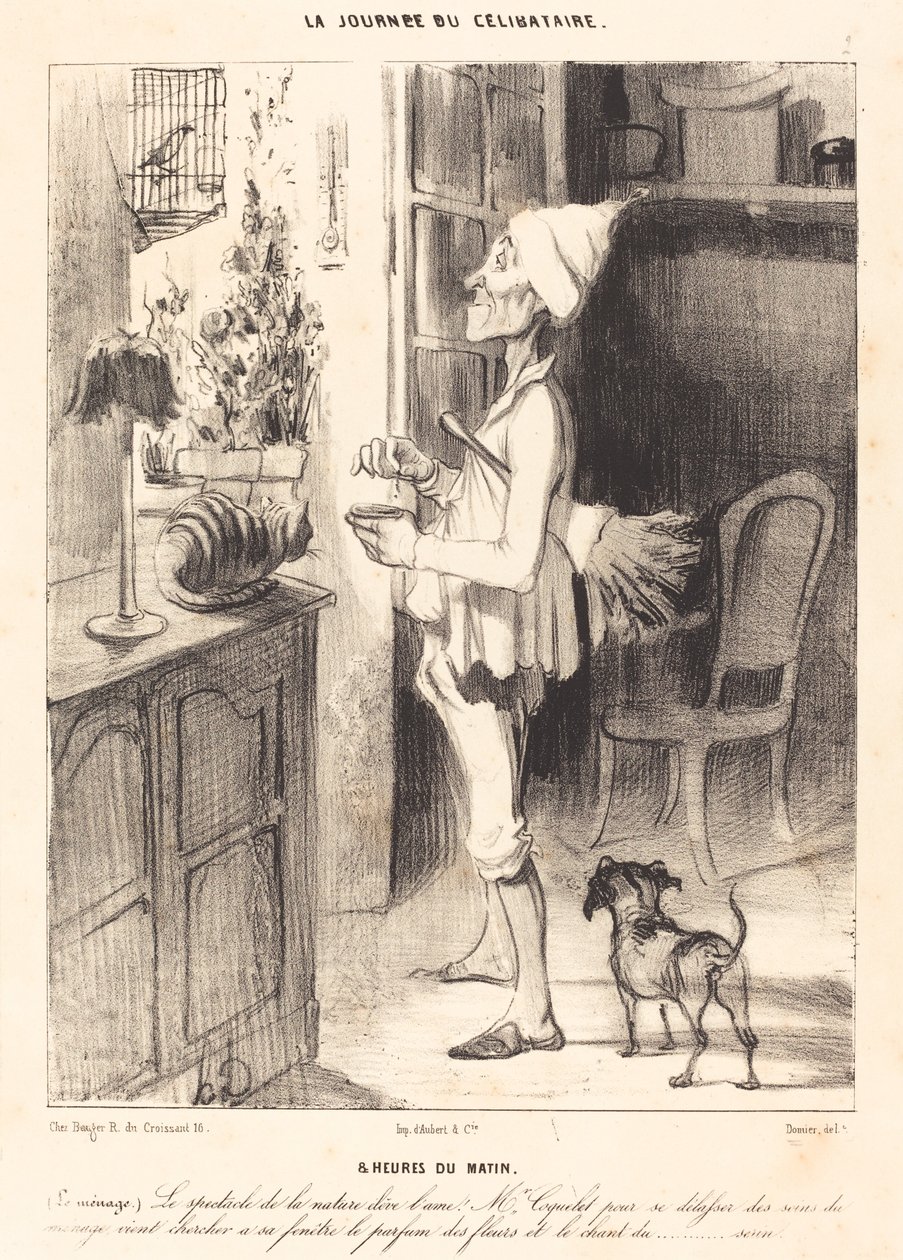 8 horas du matin de Honoré Daumier