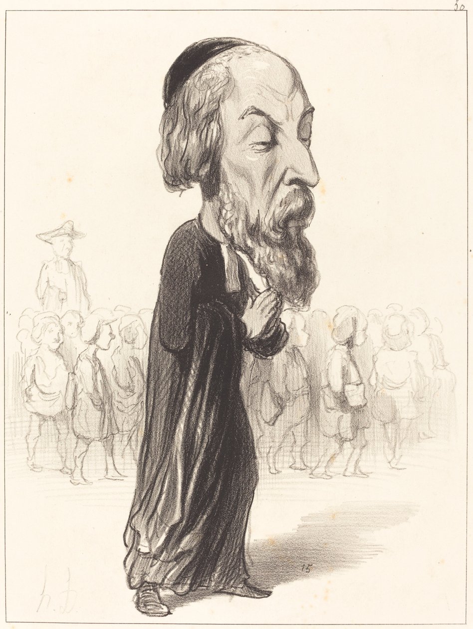 A. Fred. Pierre vem de Falloux de Honoré Daumier