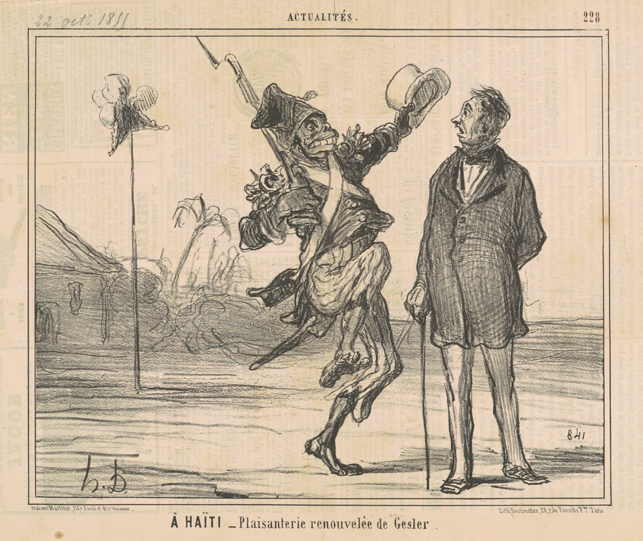 Um Haiti de Honoré Daumier