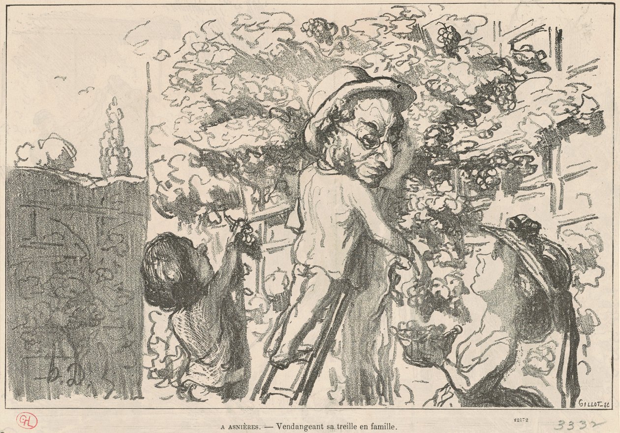 O velho homem de Honoré Daumier