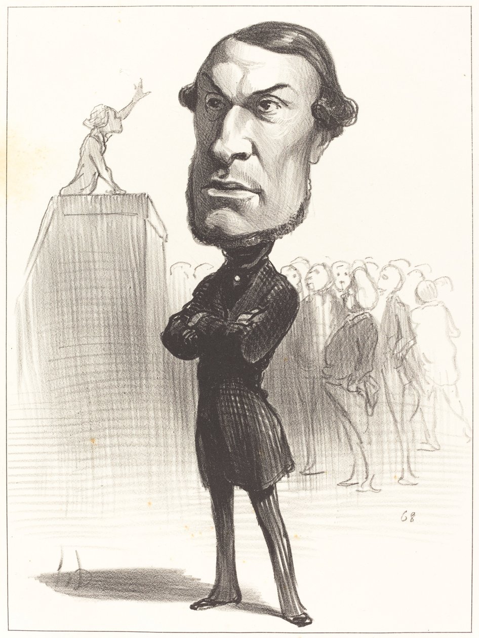 Achille Fould de Honoré Daumier