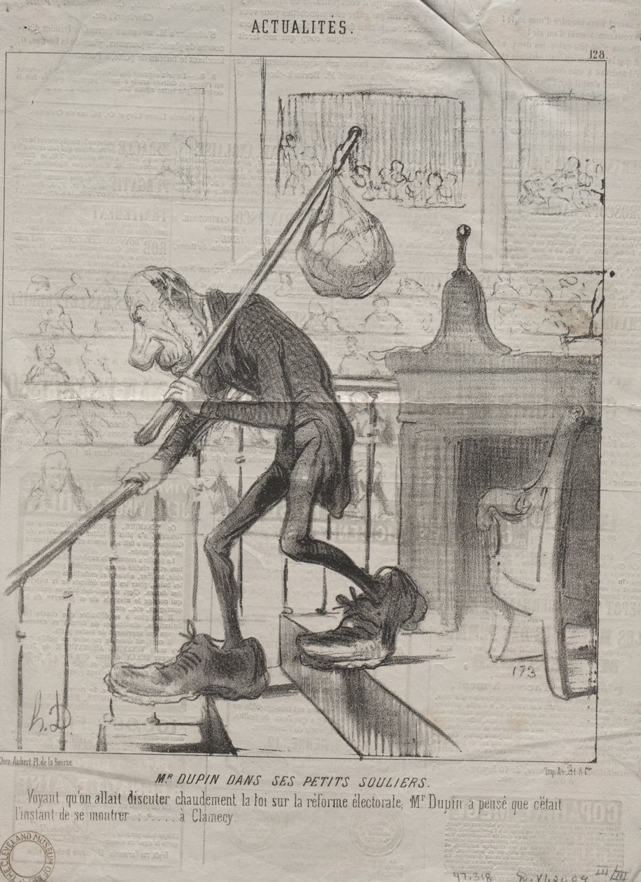 Atualidades (nº 128): Sr. Dupin em seus sapatinhos de Honoré Daumier