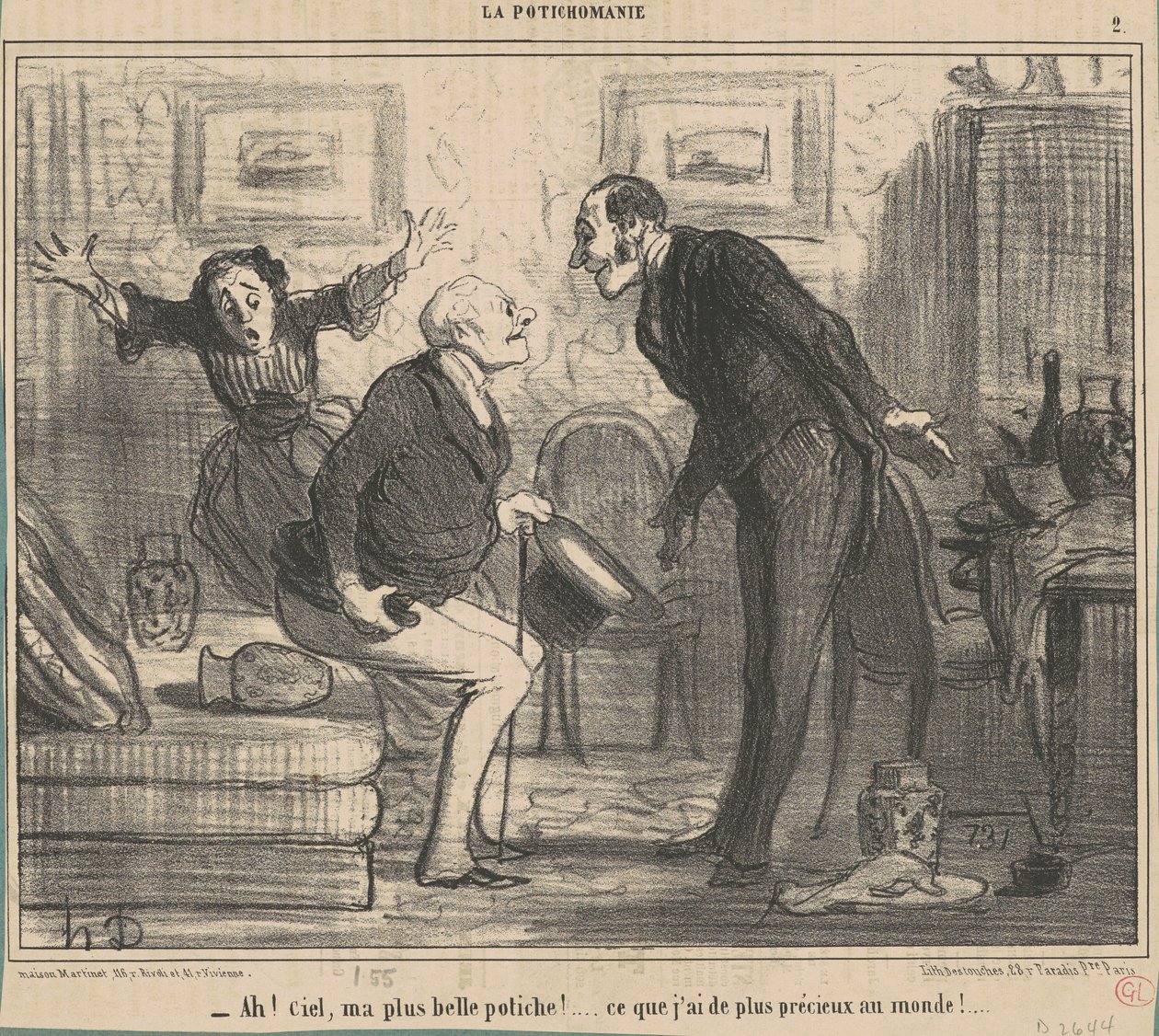 Ah! Céu, meu potiche mais bonito! ... de Honoré Daumier