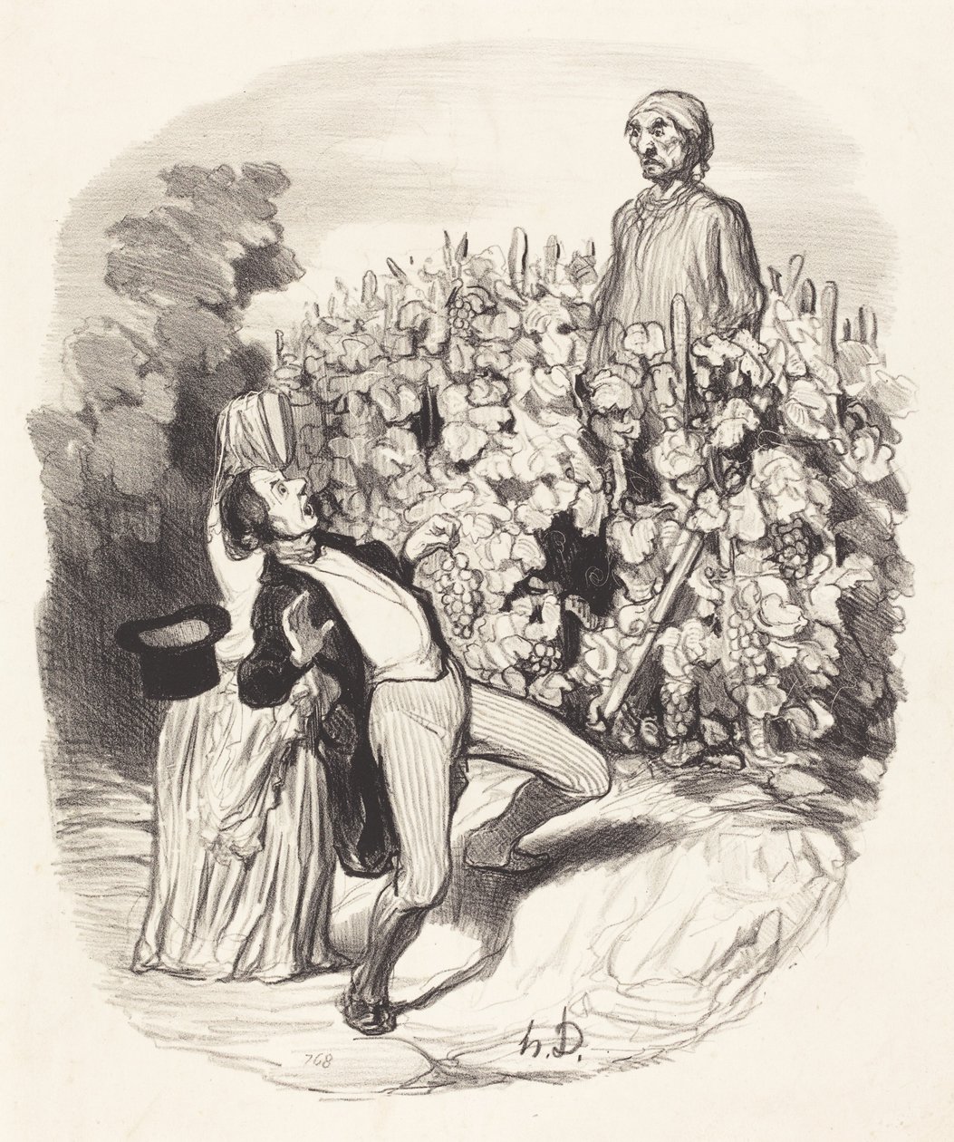 Ah! Saperlotte, acho que estamos presos! de Honoré Daumier