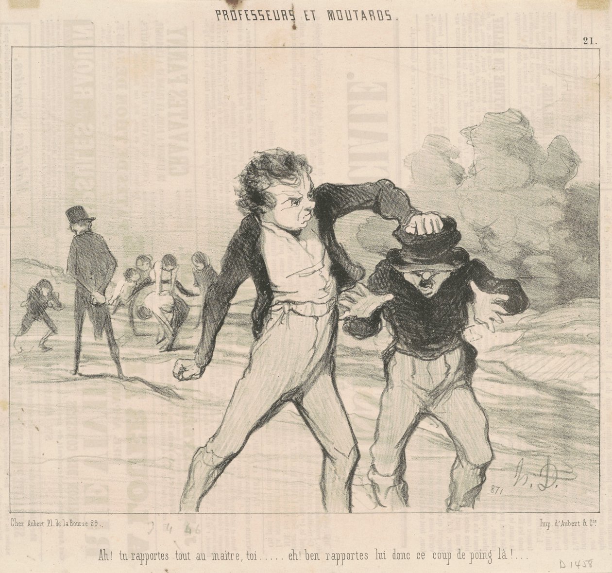 Ah! Você relata tudo ao mestre... de Honoré Daumier
