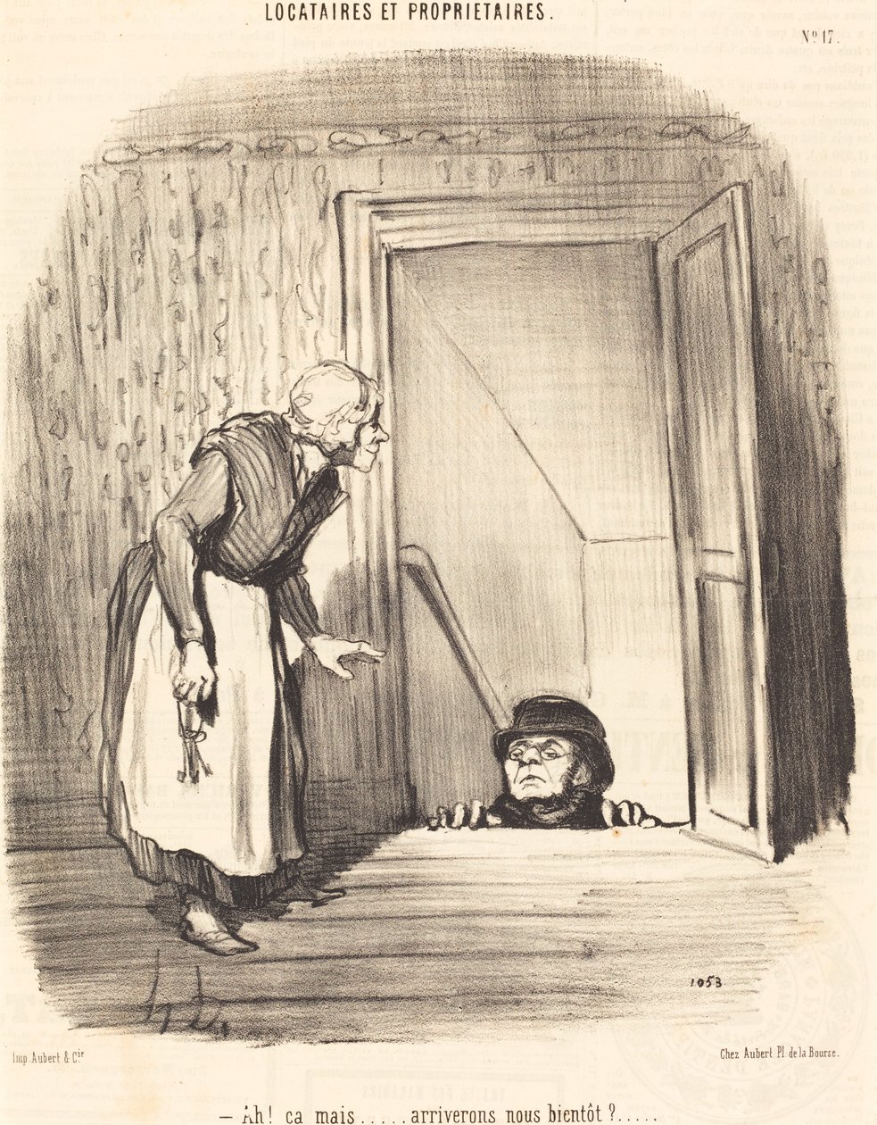 Ah! ça mais... chegarrons-nous bientôt? de Honoré Daumier