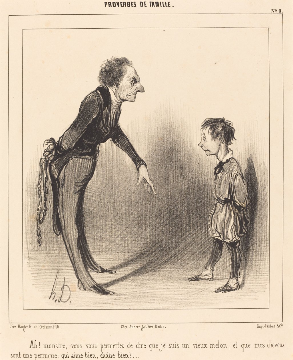 Ah! monstro, você se permite... de Honoré Daumier