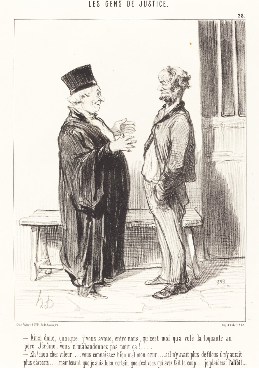 Então, embora eu confesse... de Honoré Daumier
