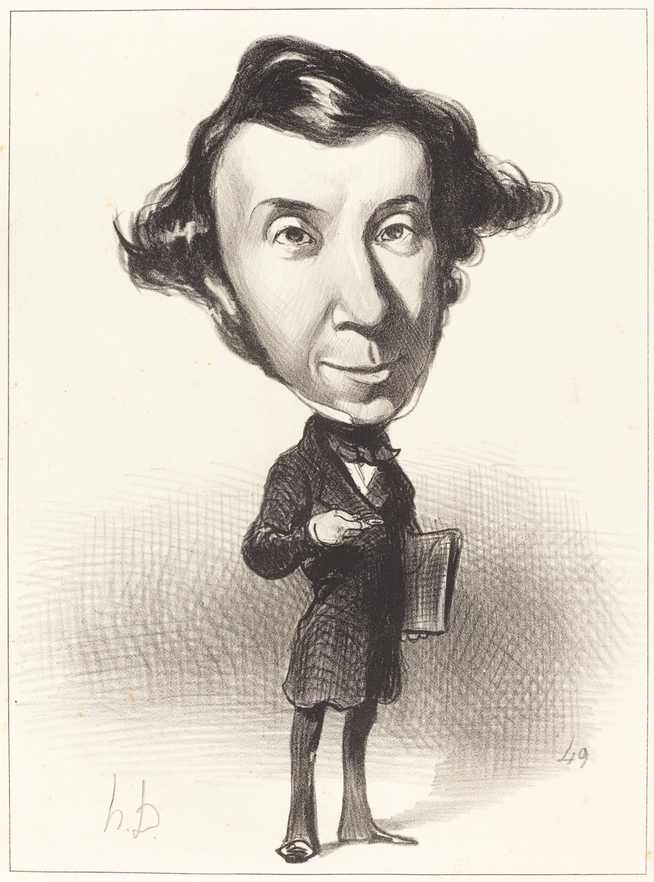 Alex. CH. Henrique de Tocqueville de Honoré Daumier