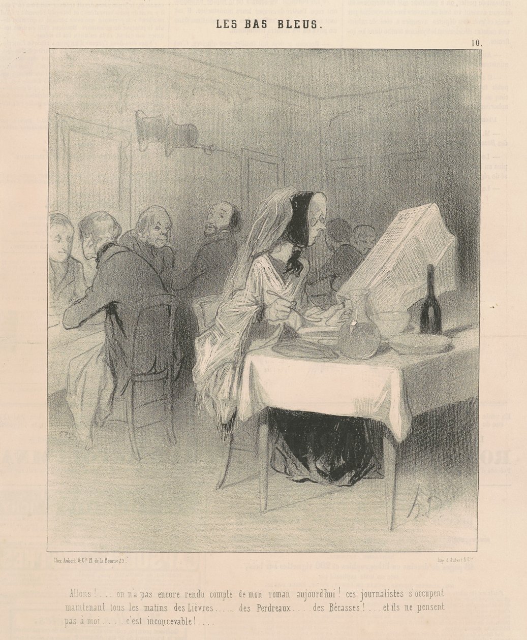 Vamos lá! ... Ainda não informamos sobre meu romance ... de Honoré Daumier