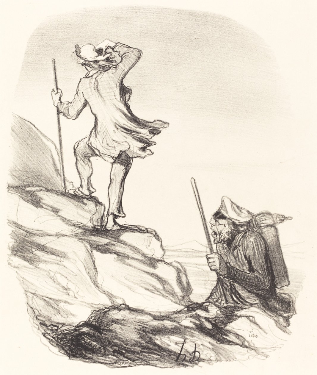 Você vê um lugar civilizado... de Honoré Daumier