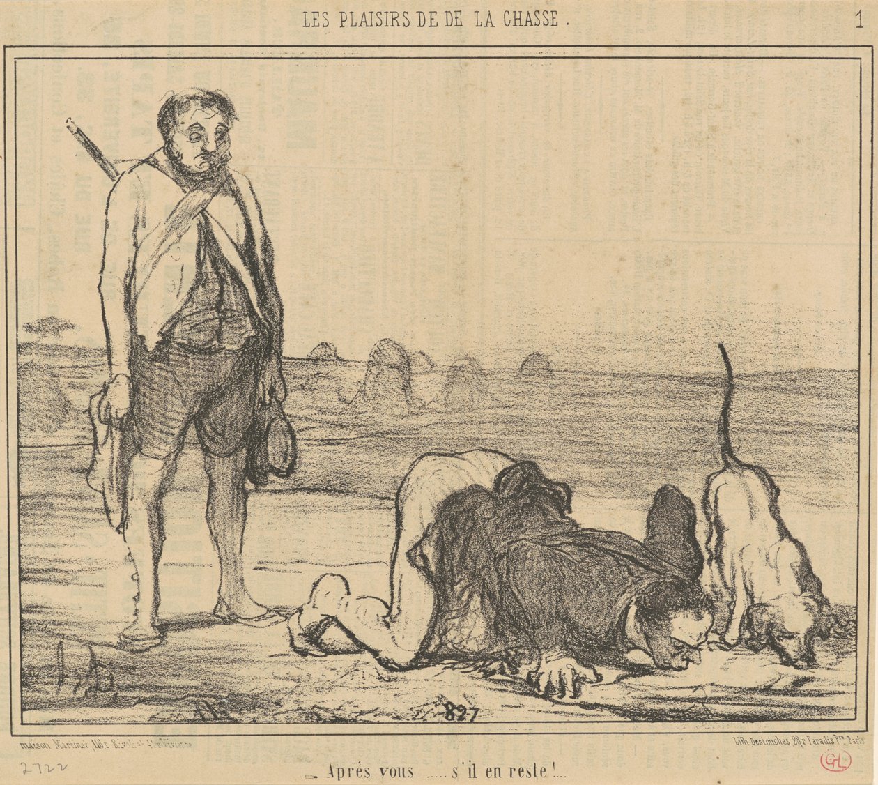 Depois de você... se sobrar algum! ... de Honoré Daumier