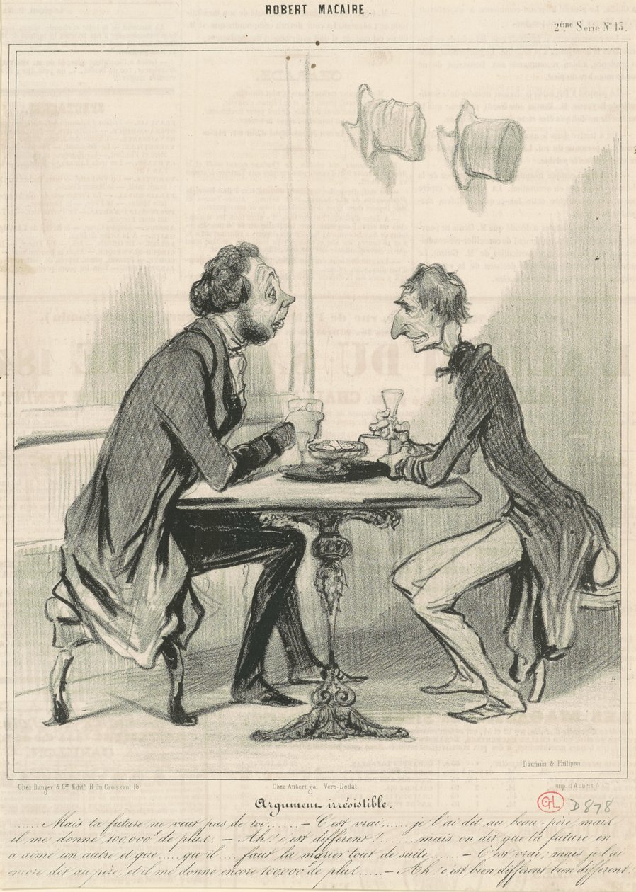 argumento irresistível de Honoré Daumier