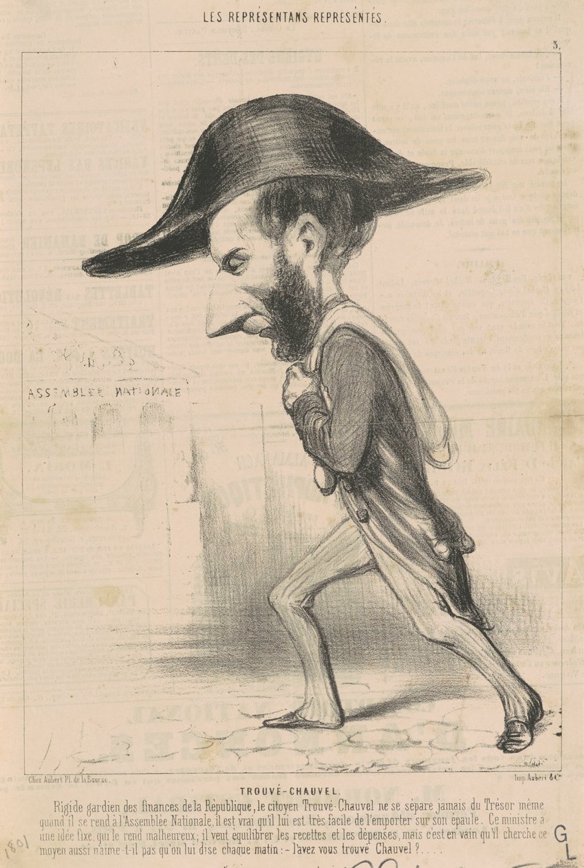 Aristeu encontrou Chauvel de Honoré Daumier