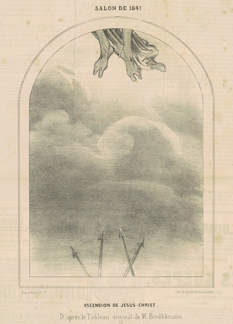 Ascensão de Jesus Cristo de Honoré Daumier