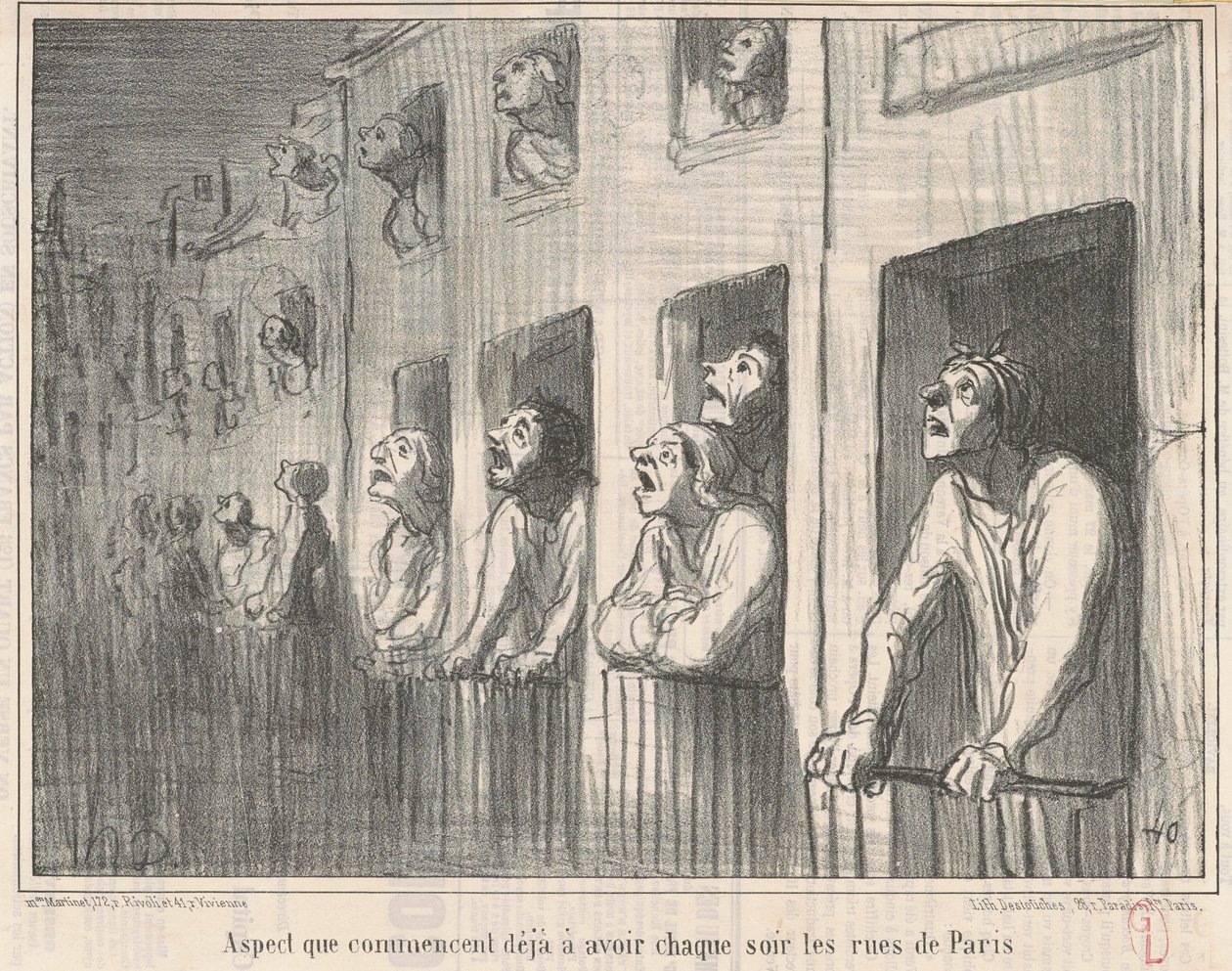 Aspecto que já começa a ter... de Honoré Daumier