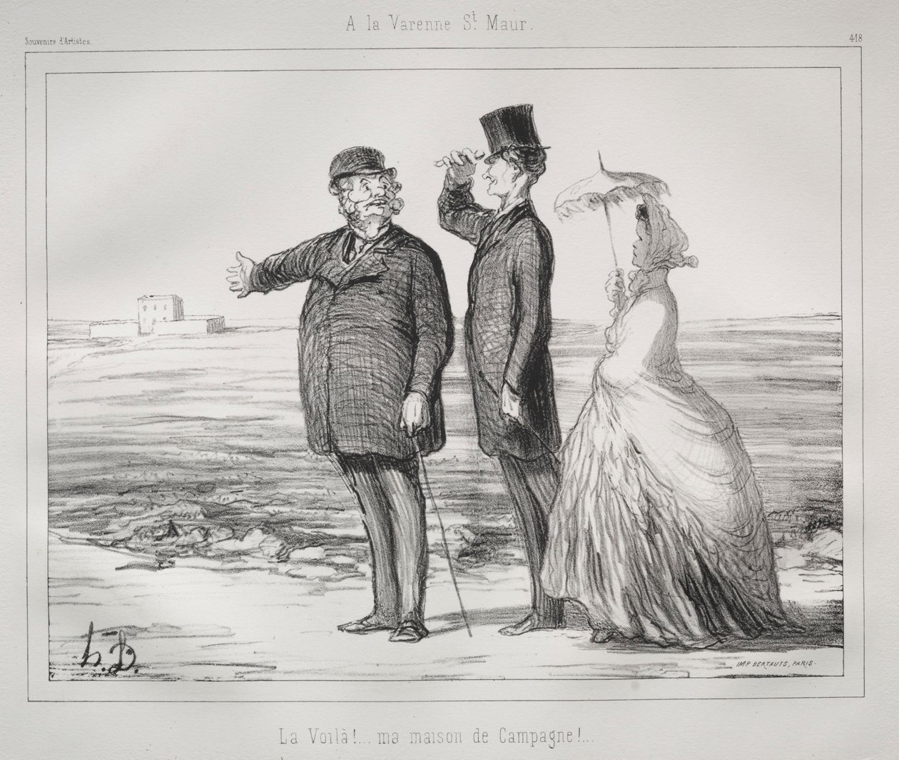 Em Varenne, Saint-Maur de Honoré Daumier