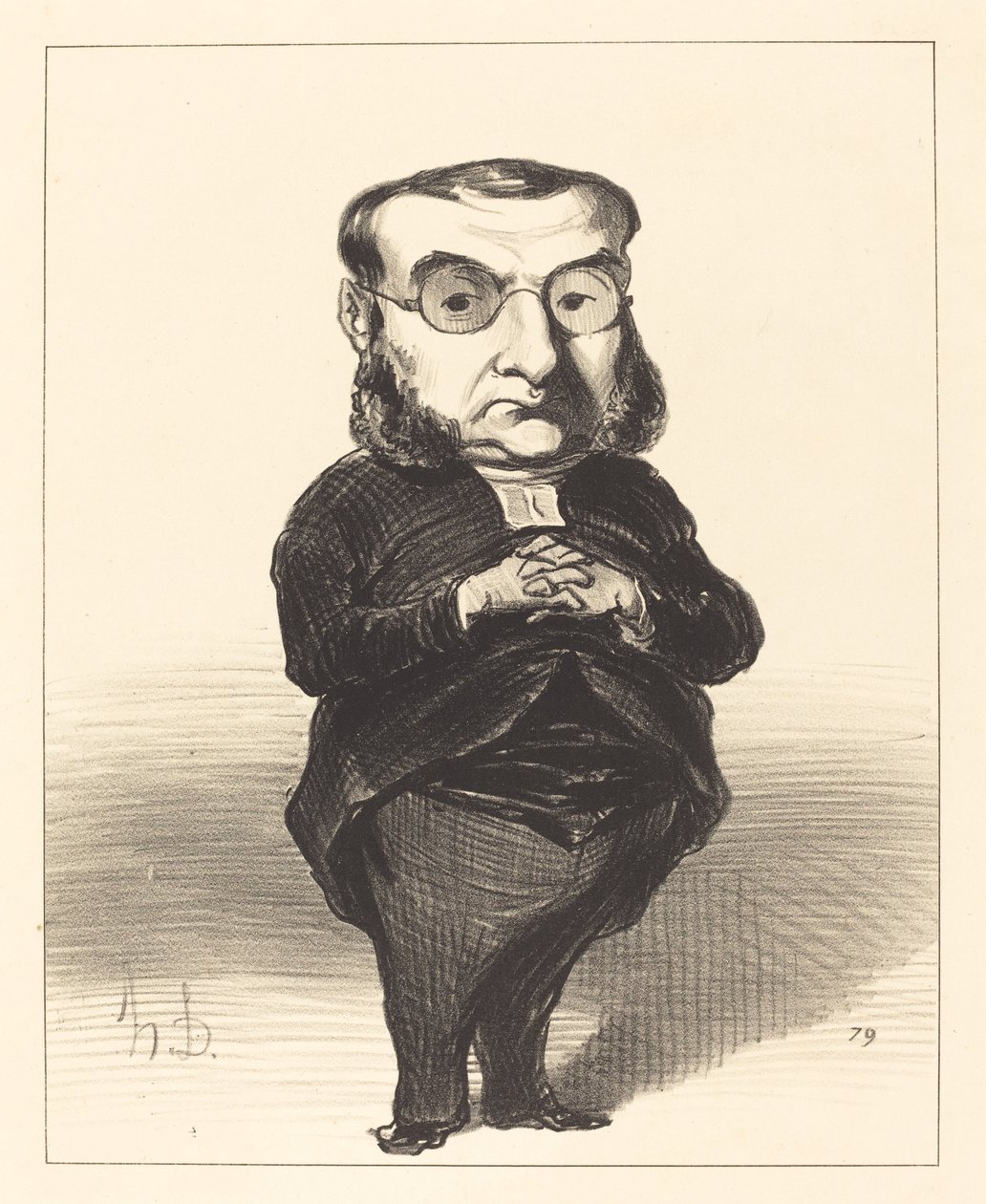 At. L. Charles Coquerel de Honoré Daumier
