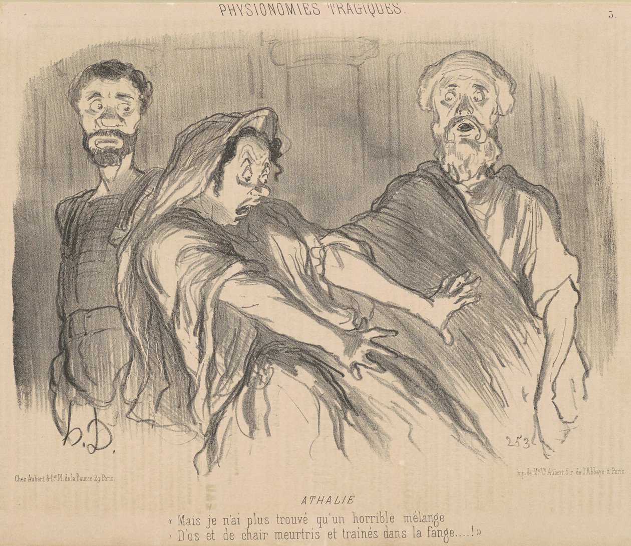 Atalia de Honoré Daumier