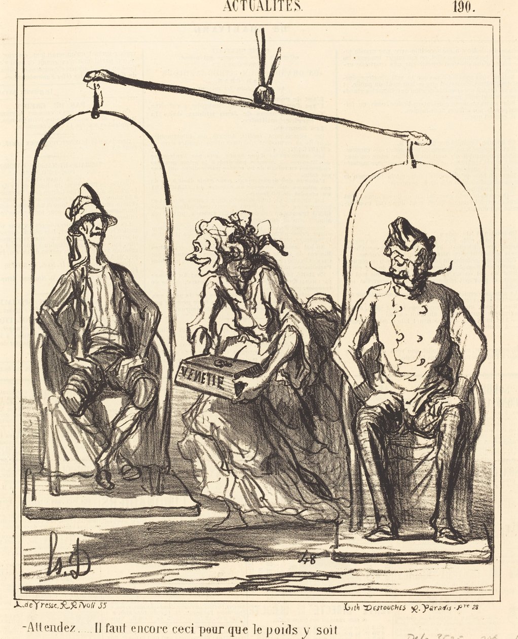 Atende... il faut encore ceci... de Honoré Daumier
