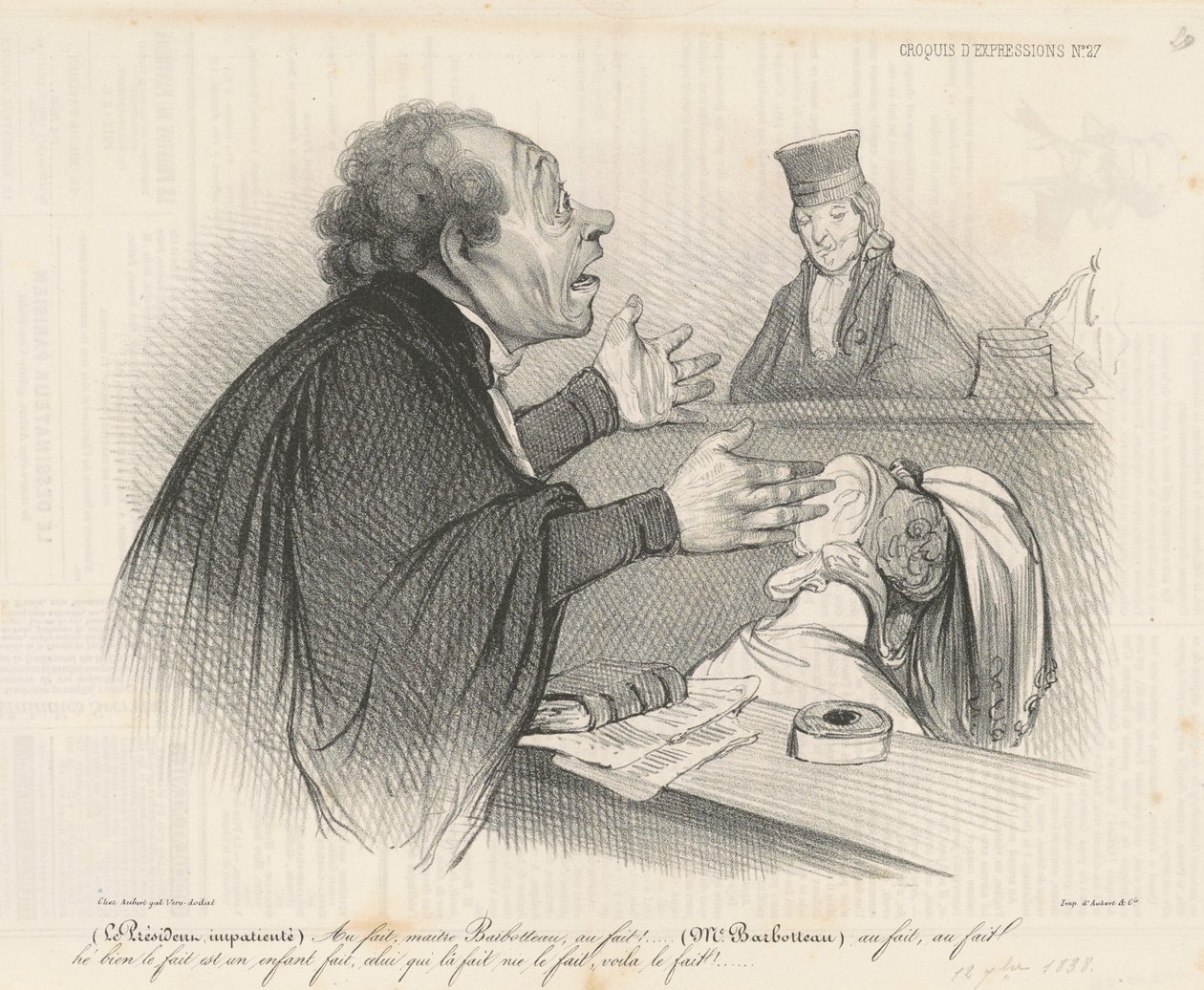 A propósito, Mestre Barbotteau... de Honoré Daumier