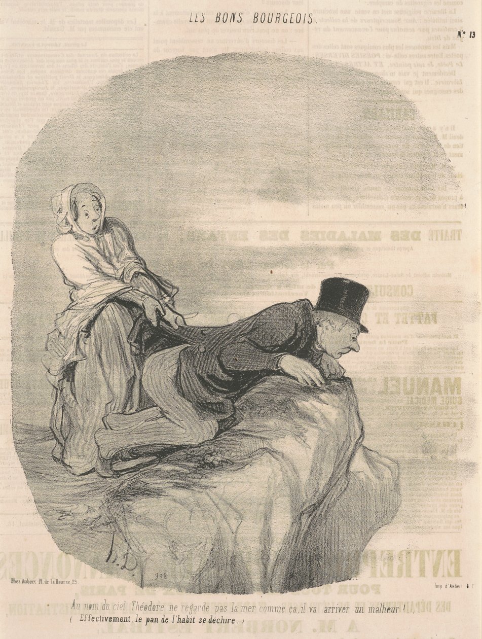 Em nome do céu, Theodore não parece... de Honoré Daumier