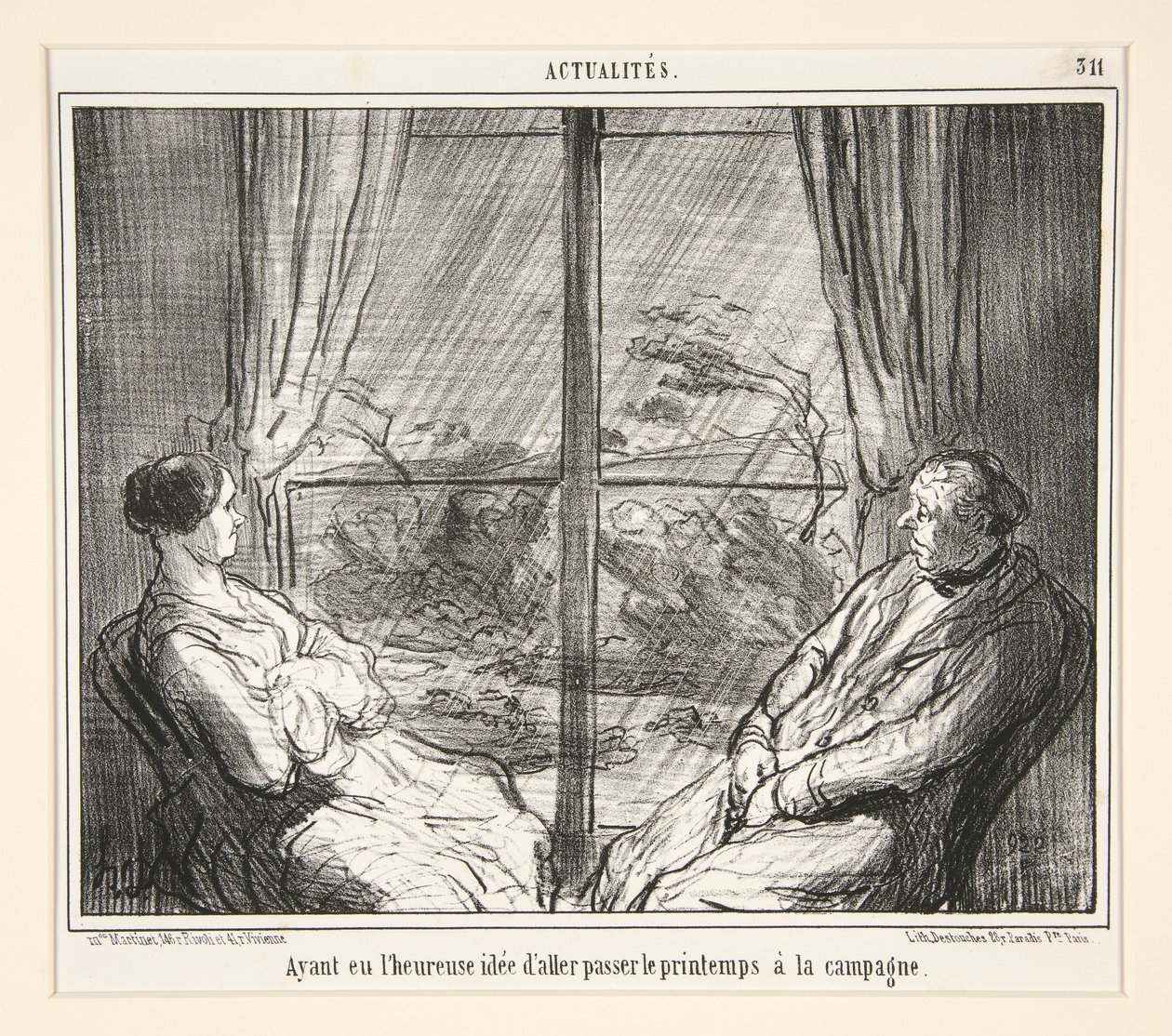Tendo tido o de Honoré Daumier