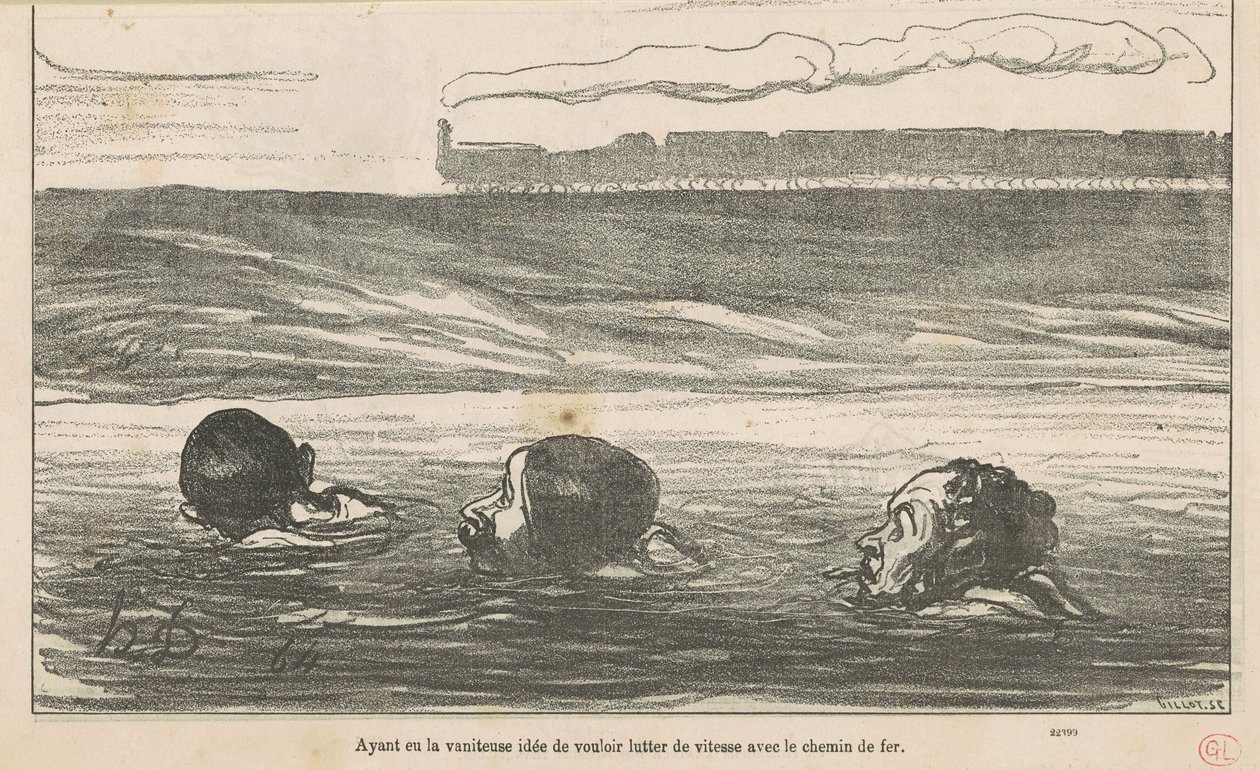 Tendo tido a vã ideia de querer... de Honoré Daumier