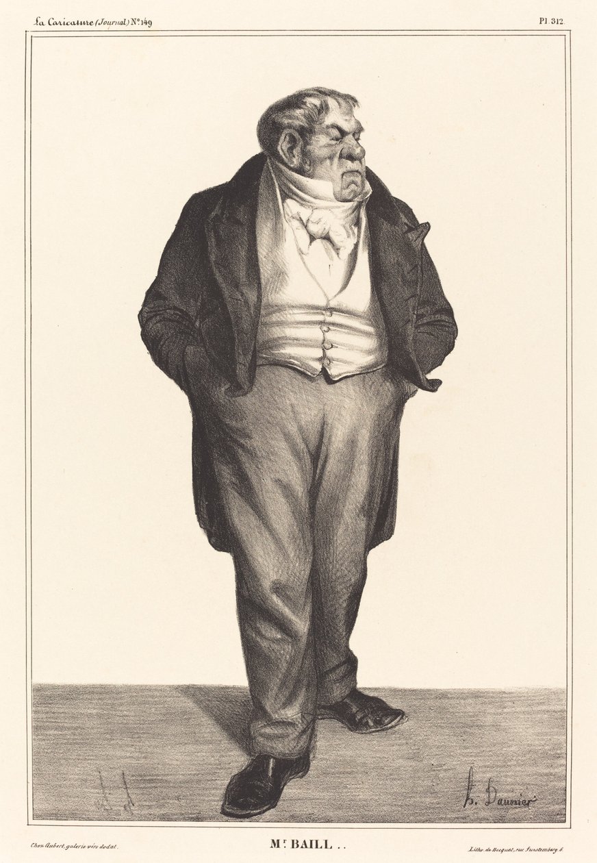 Baillot de Honoré Daumier