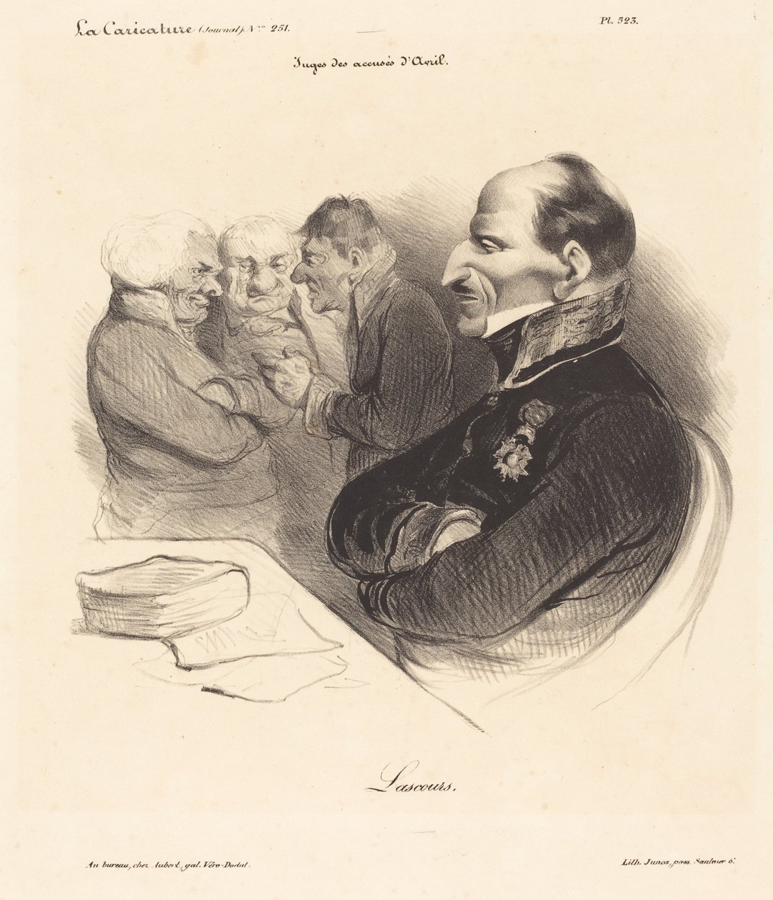 Barão de Lascours de Honoré Daumier