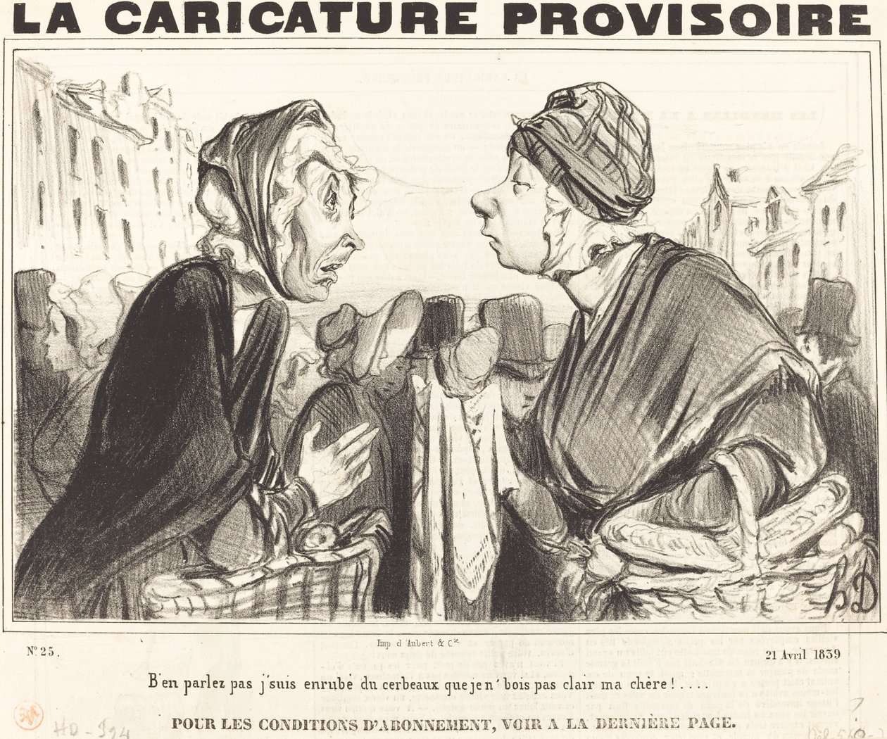 Não fale sobre isso, estou coberto de cérebros... de Honoré Daumier
