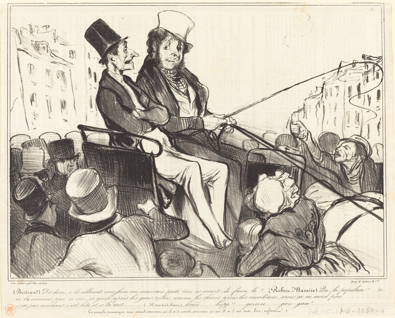 Bertrand, diga-me, se eles iam nos fazer... de Honoré Daumier