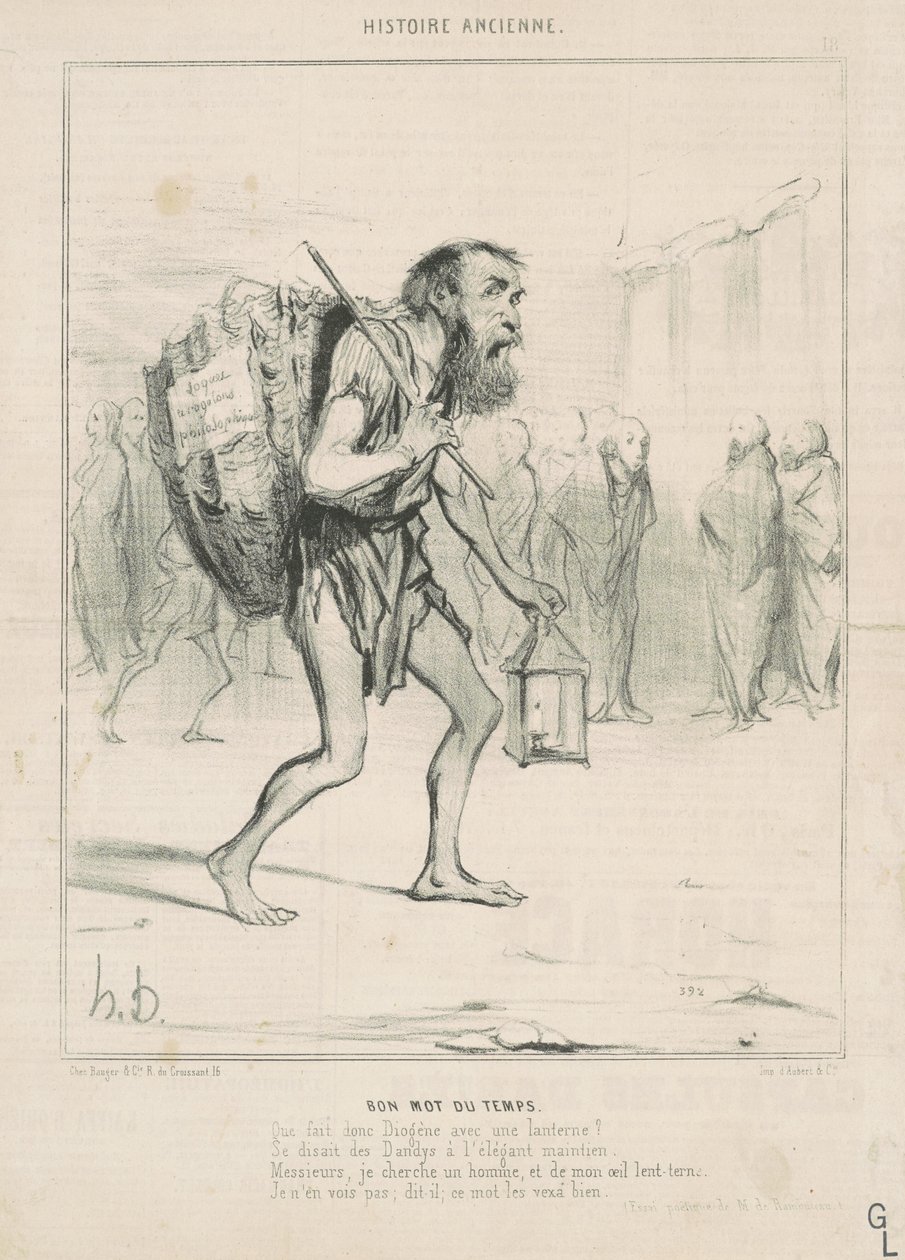 boa palavra do tempo de Honoré Daumier