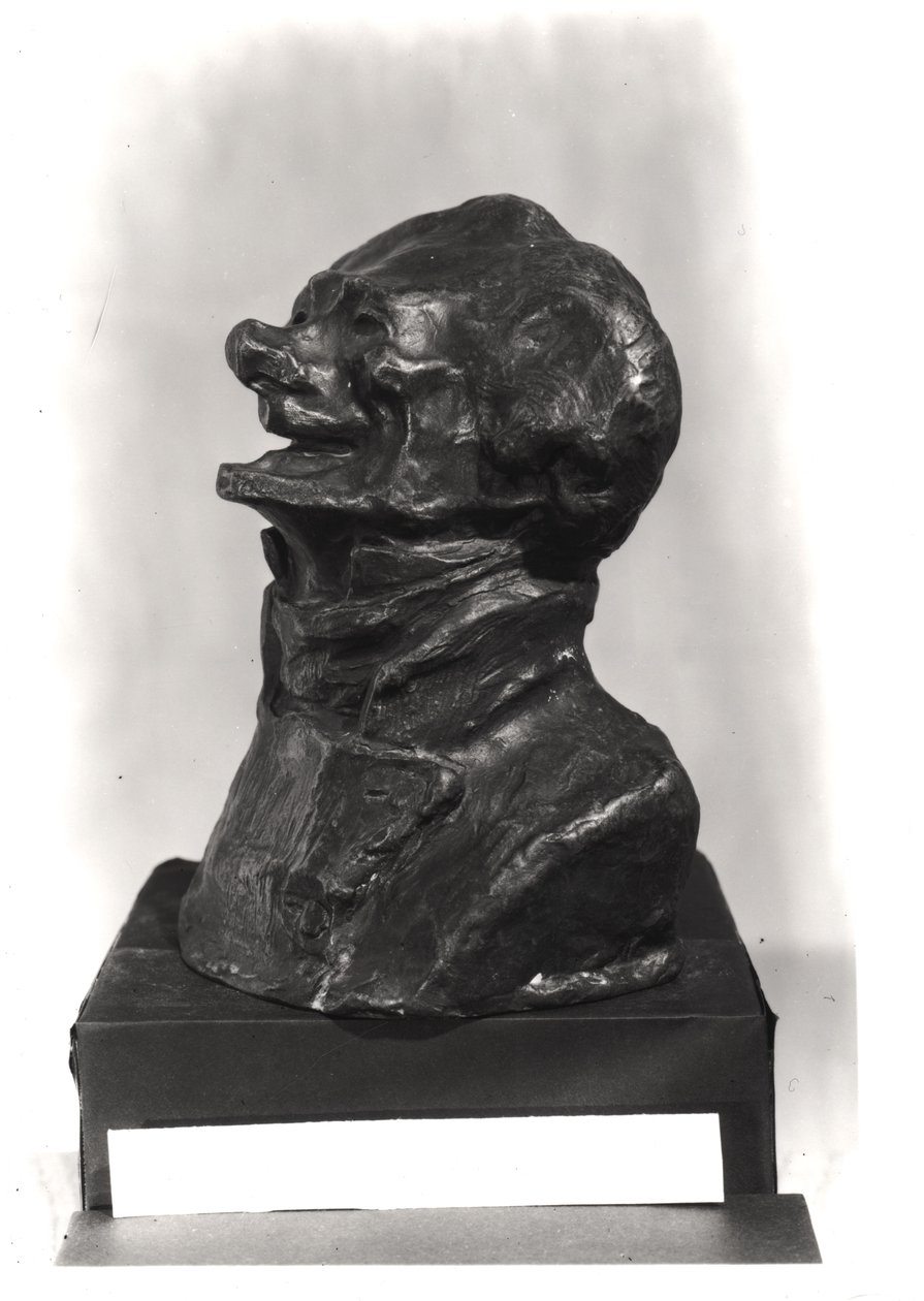 Busto de Charles Philipon (1800-62), c.1833 (bronze) de Honoré Daumier