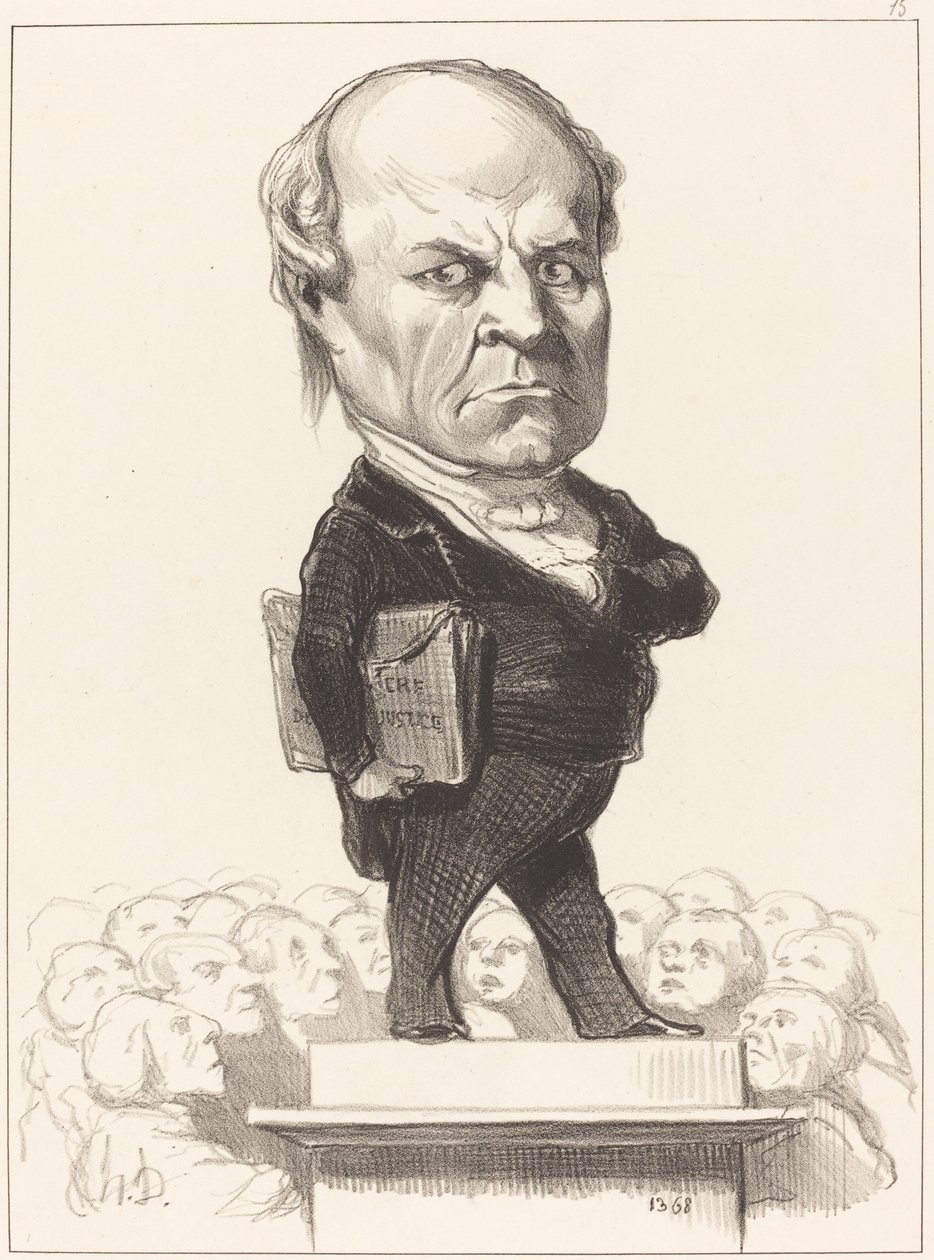 CH. Odilon Barrot de Honoré Daumier