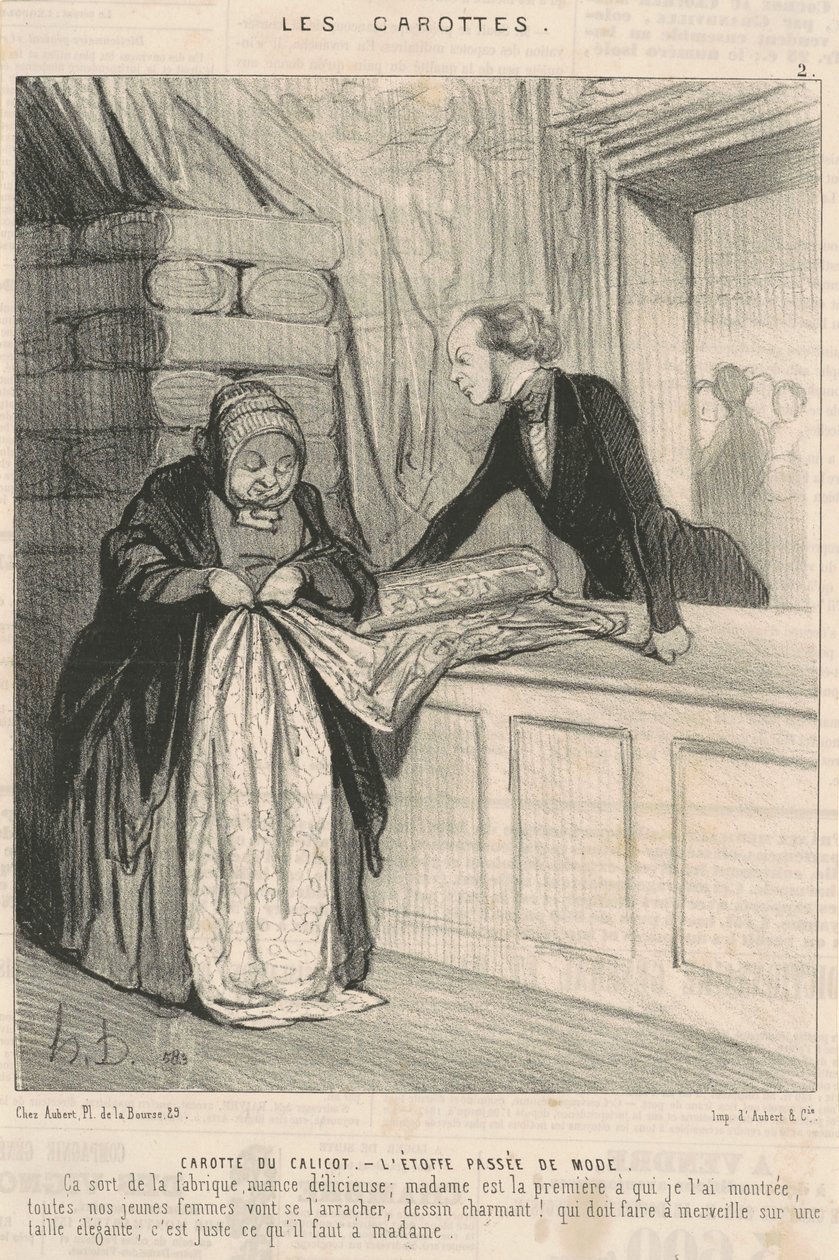Cenoura de chita de Honoré Daumier