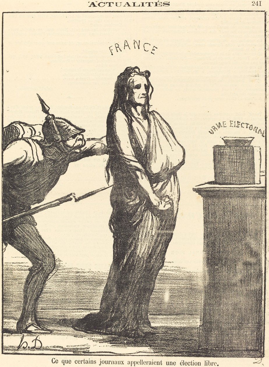 O que alguns jornais chamavam... de Honoré Daumier