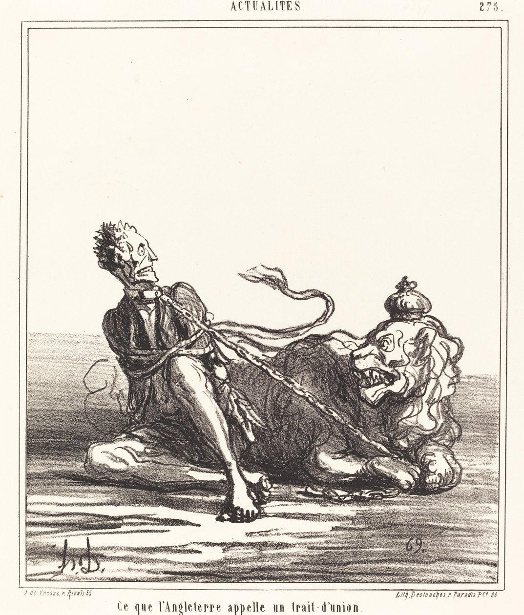 O que a Inglaterra chama de hífen de Honoré Daumier