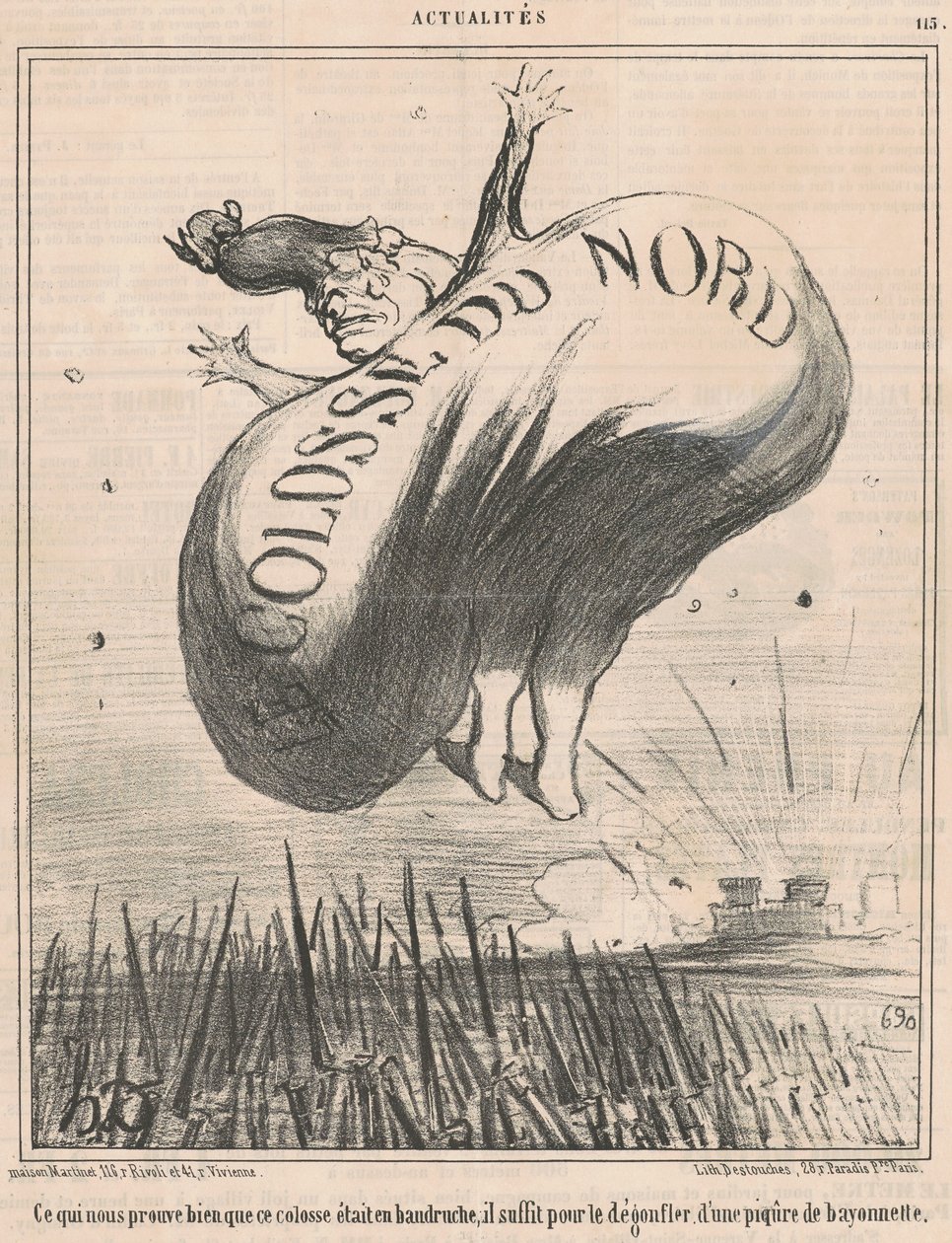 O que nos prova... que este colosso... de Honoré Daumier