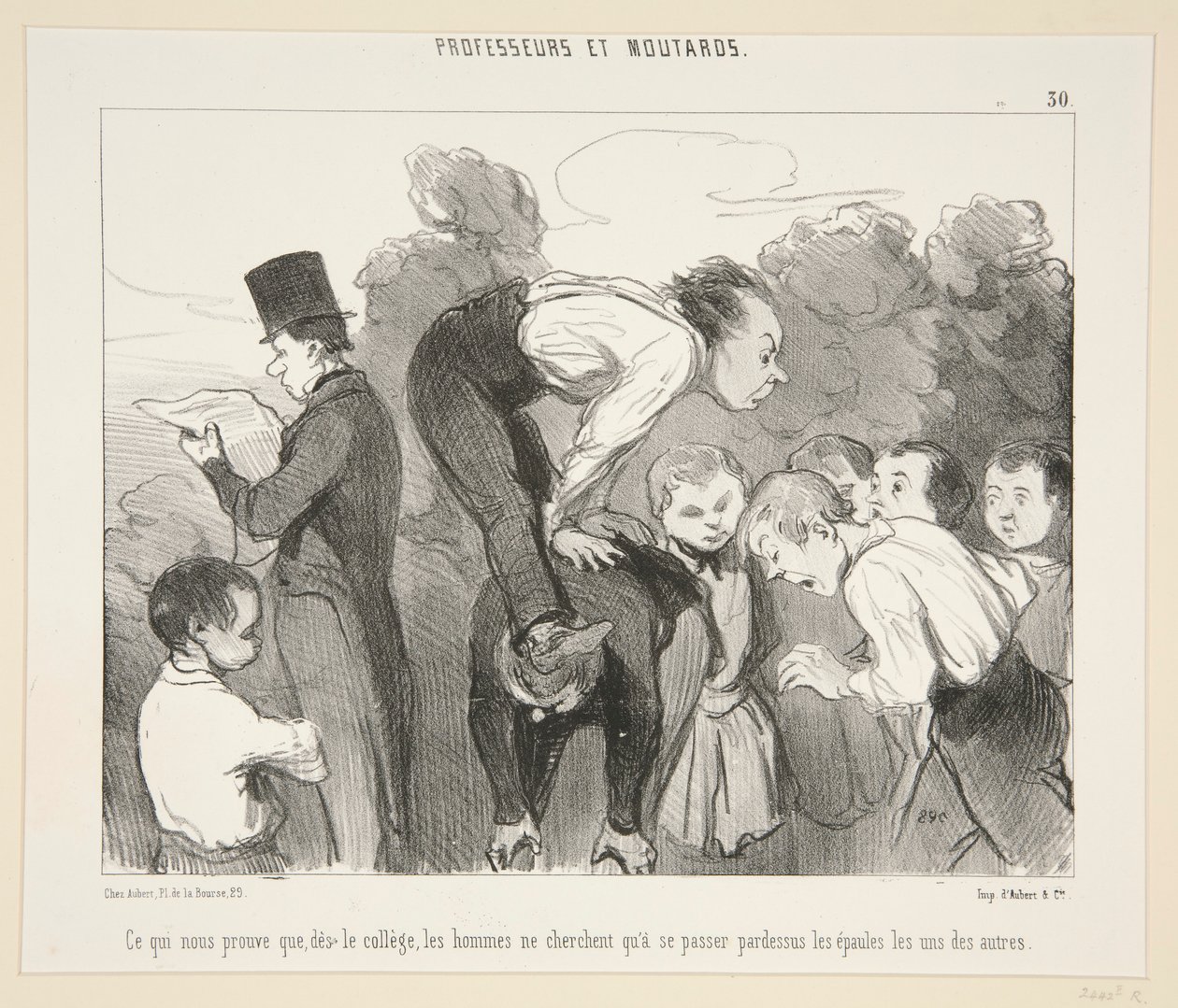 Isto prova-nos que, a partir do colégio de Honoré Daumier
