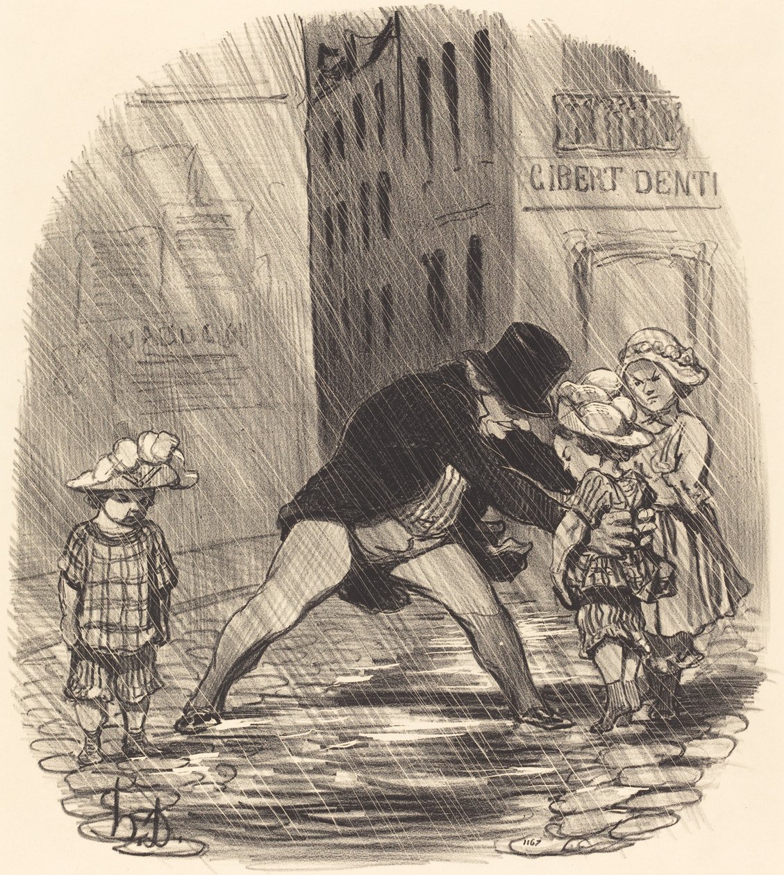 É bobagem ter no inverno,... de Honoré Daumier