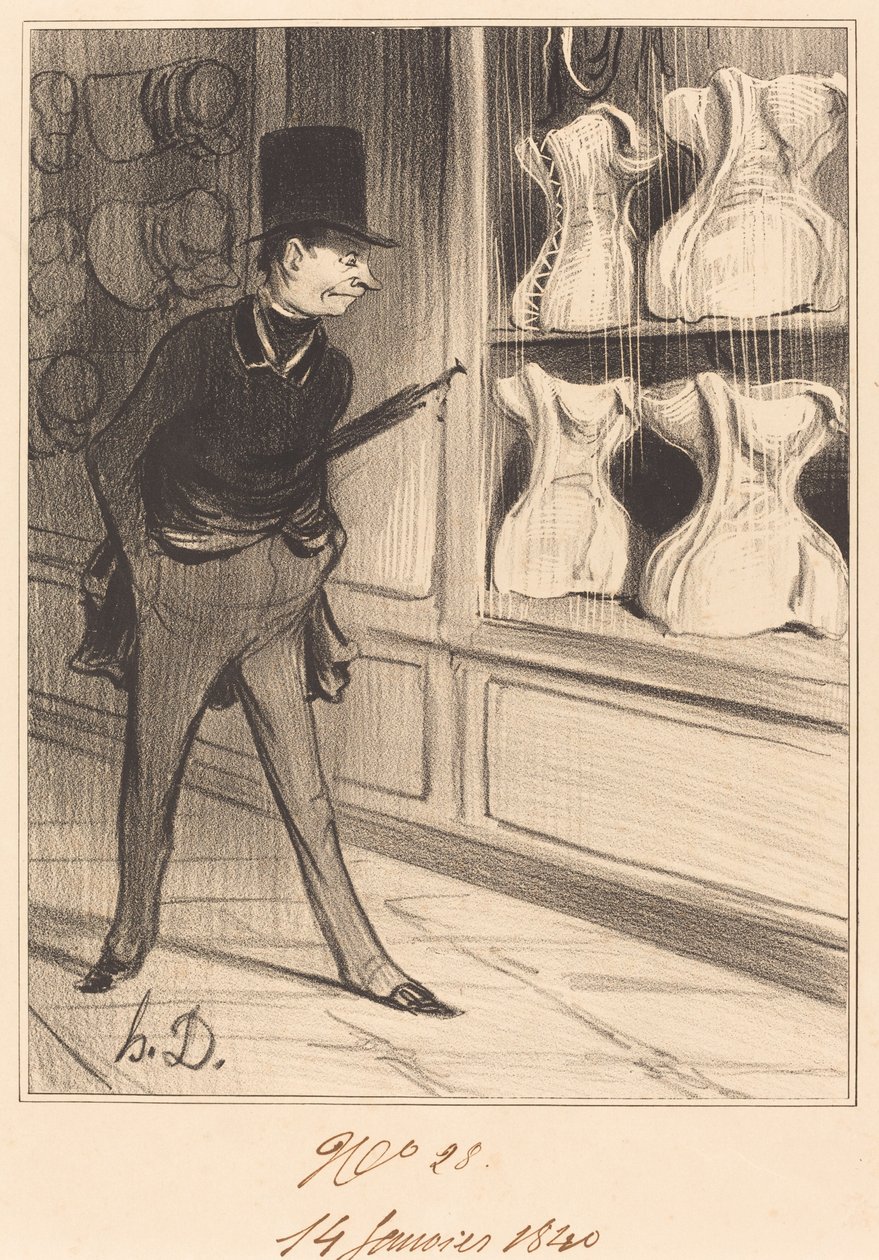 É único! Peguei quatro tamanhos... de Honoré Daumier