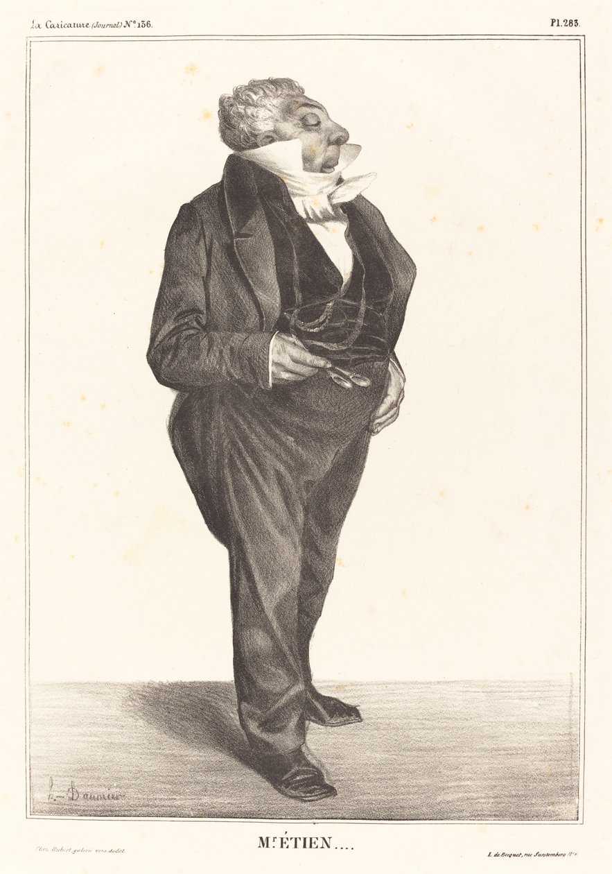 Charles Guillaume Etienne de Honoré Daumier