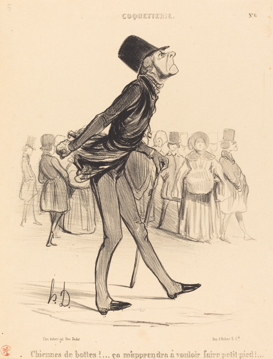 Bota cadelas!... de Honoré Daumier